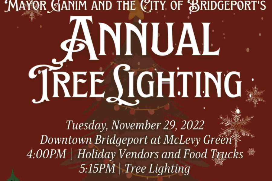 The Annual Tree Lighting Ceremony will be held Tuesday, November 29, 2022